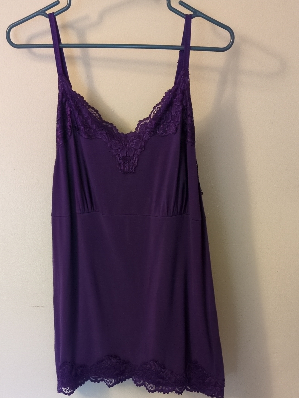 Lane Bryant Lace Cami In Purple
